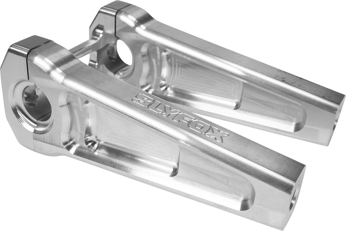6" Straight Riser With 1″ Clamping Area, Raw Risers Slyfox