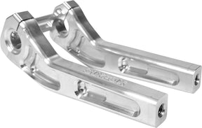8" PullBack Riser With 1″ Clamping Area, Raw Risers Slyfox