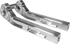 10" PullBack Riser With 1″ Clamping Area, Raw Risers Slyfox
