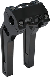 8" Performance Risers PullBack With 1" Clamping Diameter, Black Risers La Choppers