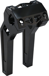 8" Performance Risers PullBack With 1.25" Clamping Diameter, Black Risers La Choppers