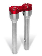 Heinz Bikes Riser Straight 12 Silver/Red 1 Risers Heinz Bikes
