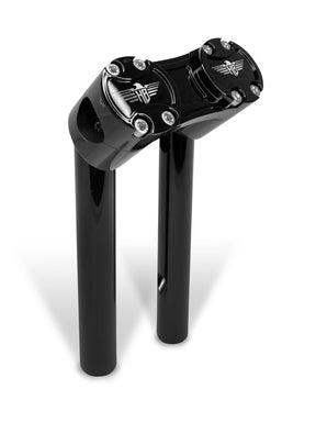 8" Clubstyle PullBack Riser With 1" Clamping Area, Black Risers Heinz Bikes