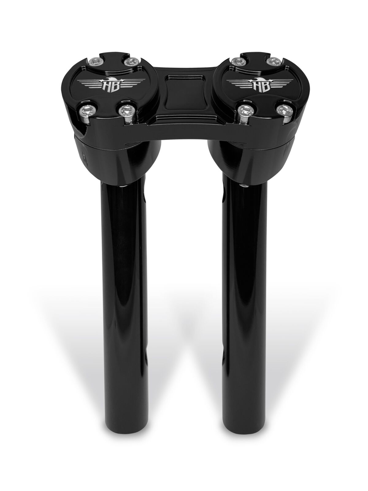 8" Clubstyle PullBack Riser With 1" Clamping Area, Black Risers Heinz Bikes