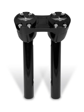 8" Clubstyle PullBack Riser With 1" Clamping Area, Black Risers Heinz Bikes