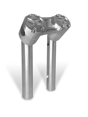 8" Clubstyle PullBack Riser With 1" Clamping Area, Silver Risers Heinz Bikes
