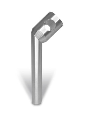 8" Clubstyle PullBack Riser With 1" Clamping Area, Silver Risers Heinz Bikes