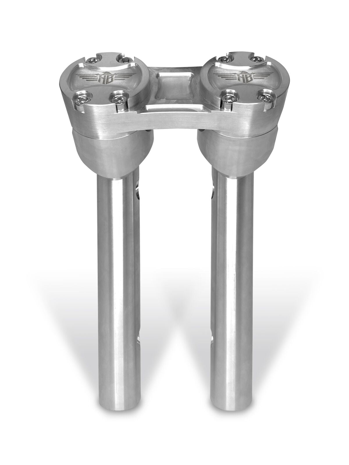 8" Clubstyle PullBack Riser With 1" Clamping Area, Silver Risers Heinz Bikes