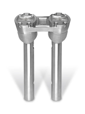 8" Clubstyle PullBack Riser With 1" Clamping Area, Silver Risers Heinz Bikes