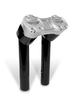 6" Clubstyle PullBack Riser With 1 1/4" Clamping Area, Black & Silver Risers Heinz Bikes