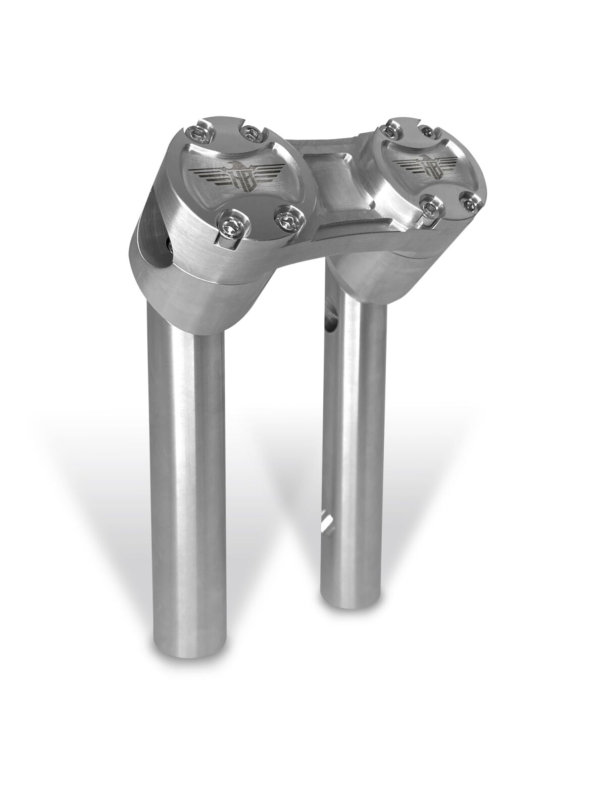 6" Clubstyle PullBack Riser With 1 1/4" Clamping Area, Silver Risers Heinz Bikes