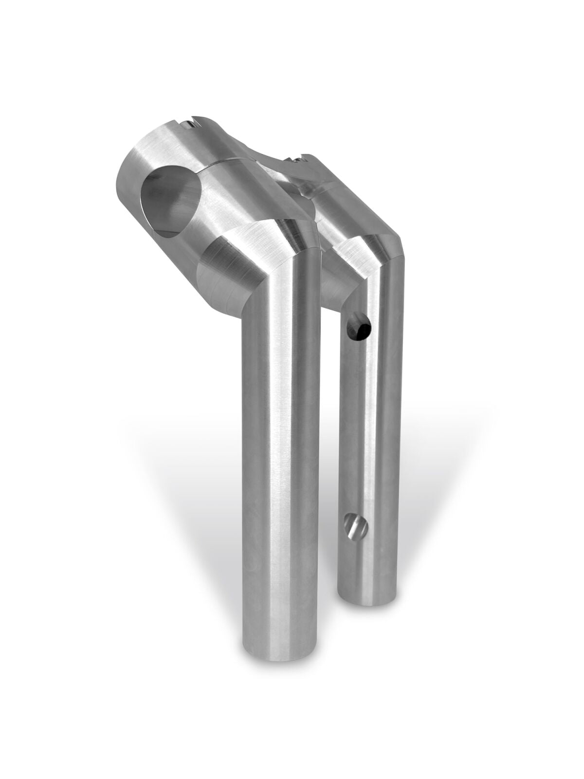 6" Clubstyle PullBack Riser With 1 1/4" Clamping Area, Silver Risers Heinz Bikes