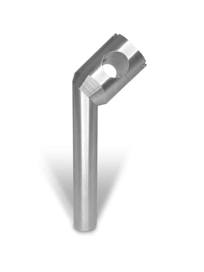 6" Clubstyle PullBack Riser With 1 1/4" Clamping Area, Silver Risers Heinz Bikes