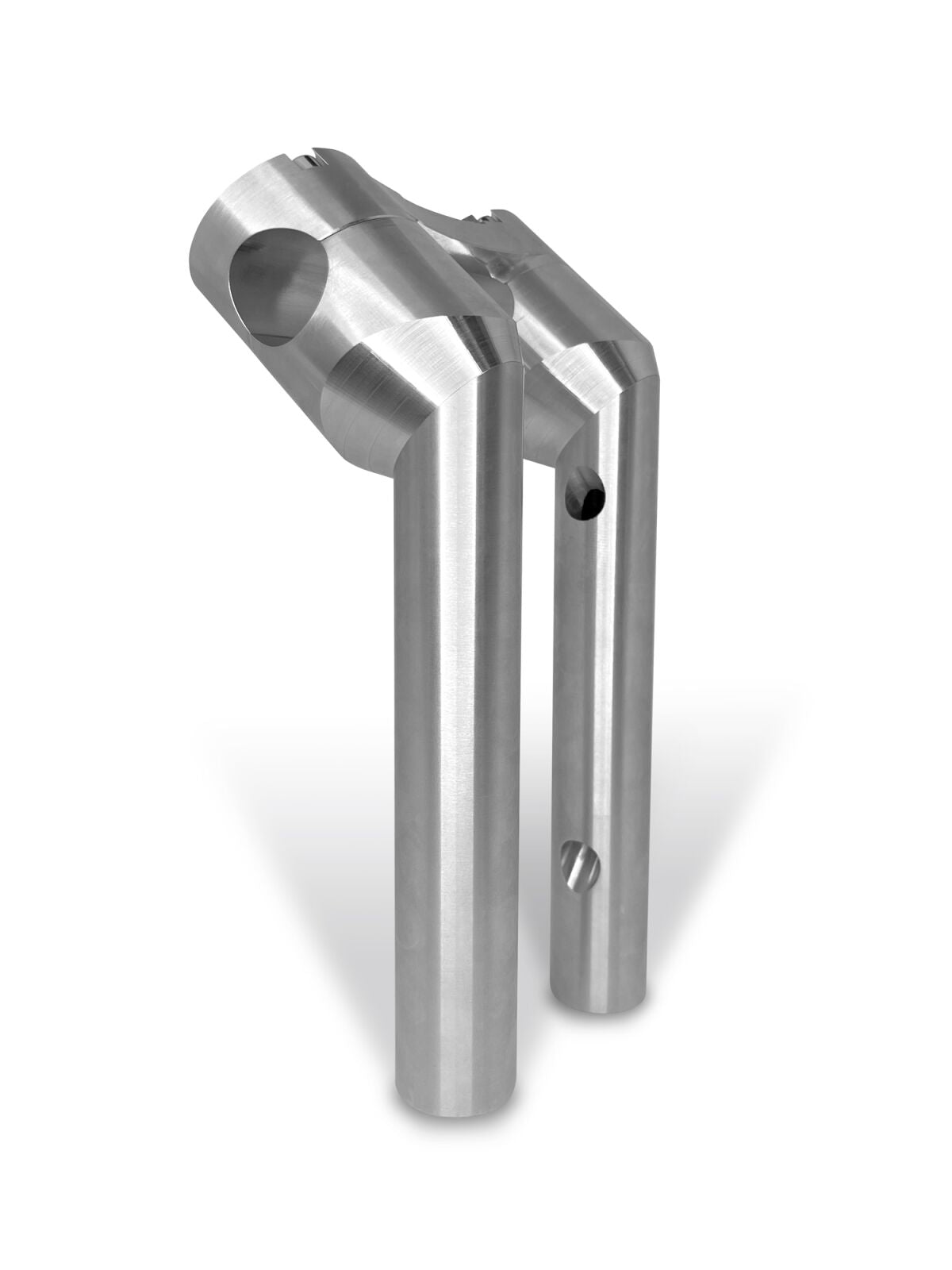 8" Clubstyle PullBack Riser With 1 1/4" Clamping Area, Silver Risers Heinz Bikes
