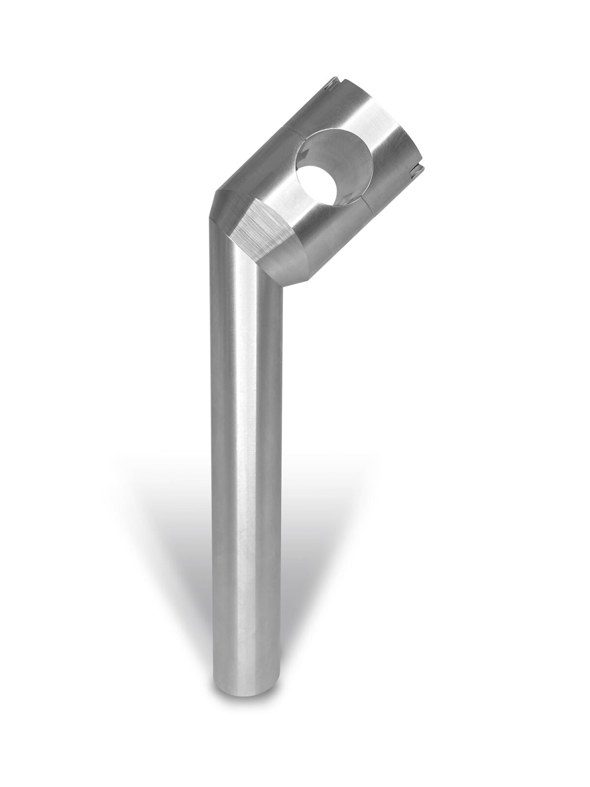 8" Clubstyle PullBack Riser With 1 1/4" Clamping Area, Silver Risers Heinz Bikes