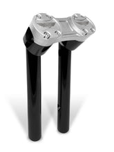 10" Clubstyle PullBack Riser With 1 1/4" Clamping Area, Black & Silver Risers Heinz Bikes