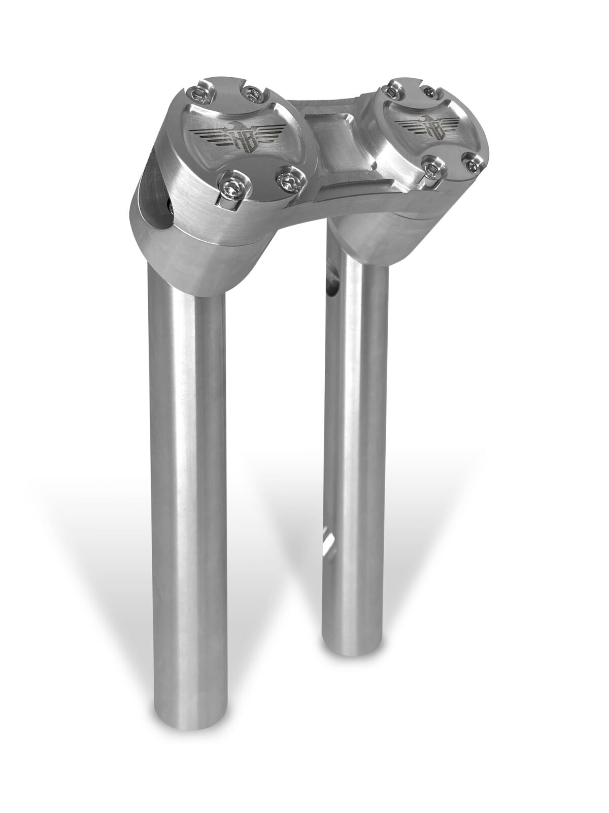 10" Clubstyle PullBack Riser With 1 1/4" Clamping Area, Silver Risers Heinz Bikes