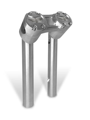 10" Clubstyle PullBack Riser With 1 1/4" Clamping Area, Silver Risers Heinz Bikes