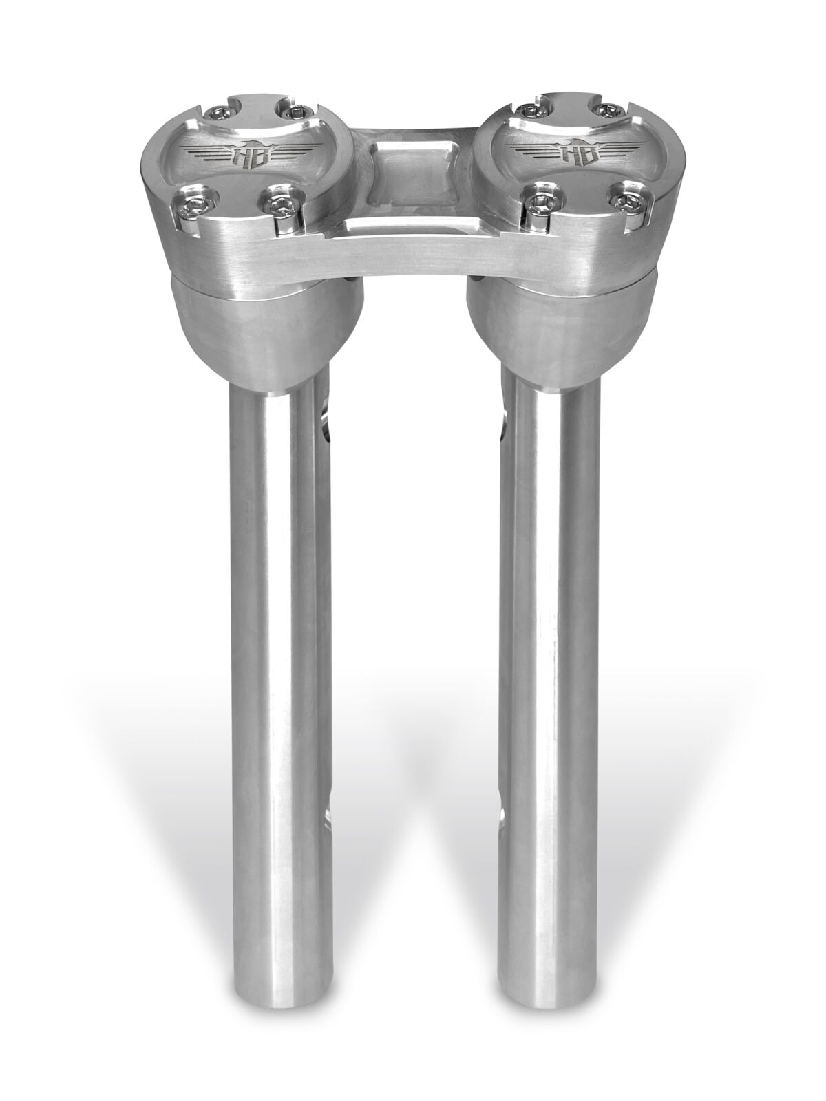 10" Clubstyle PullBack Riser With 1 1/4" Clamping Area, Silver Risers Heinz Bikes