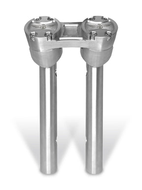 10" Clubstyle PullBack Riser With 1 1/4" Clamping Area, Silver Risers Heinz Bikes