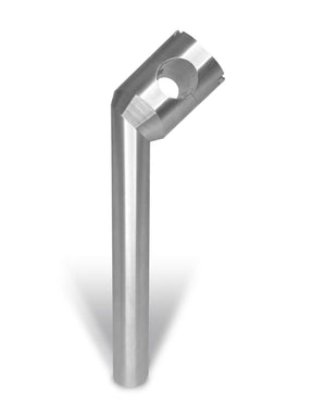 10" Clubstyle PullBack Riser With 1 1/4" Clamping Area, Silver Risers Heinz Bikes