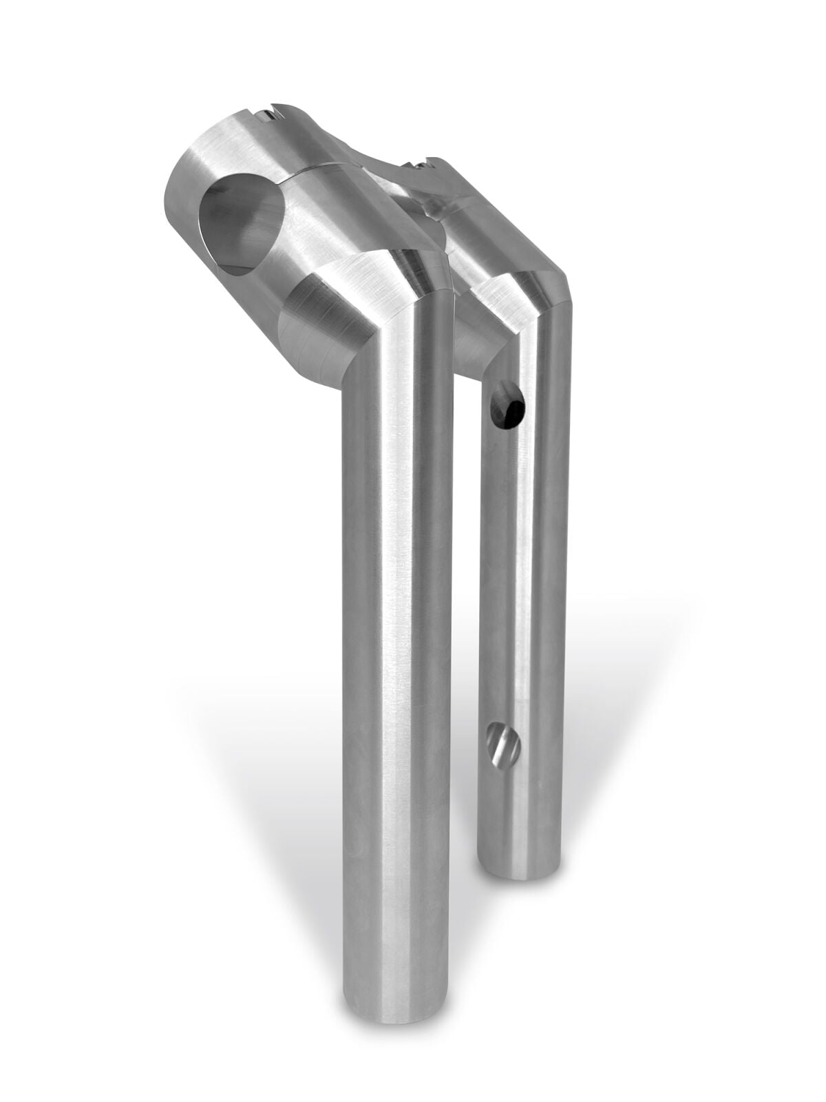 10" Clubstyle PullBack Riser With 1 1/4" Clamping Area, Silver Risers Heinz Bikes