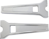 8" Performance Risers Straight With 1" Clamping Diameter, Chrome Risers La Choppers