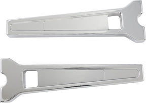 10" Performance Risers Straight With 1" Clamping Diameter, Chrome Risers La Choppers