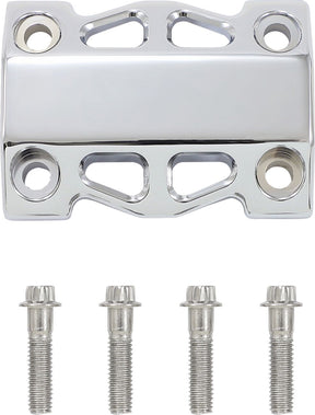 10" Performance Risers Straight With 1" Clamping Diameter, Chrome Risers La Choppers