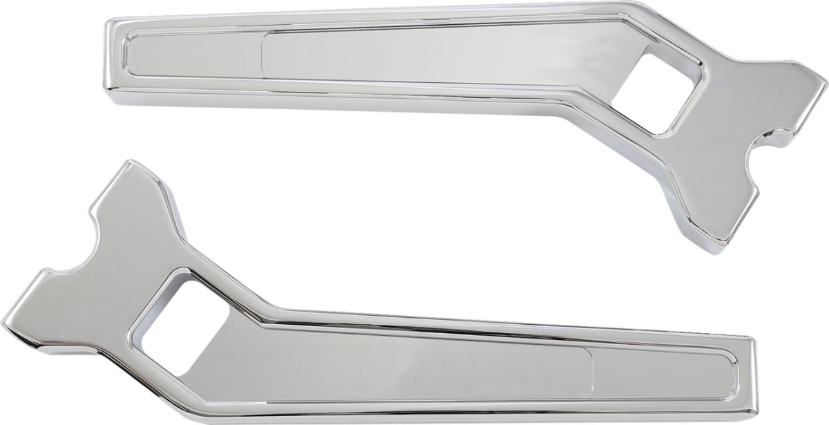 10" Performance Risers PullBack With 1" Clamping Diameter, Chrome Risers La Choppers