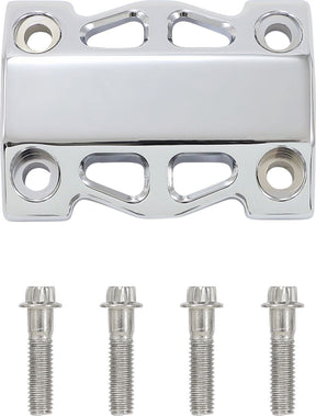 10" Performance Risers PullBack With 1" Clamping Diameter, Chrome Risers La Choppers