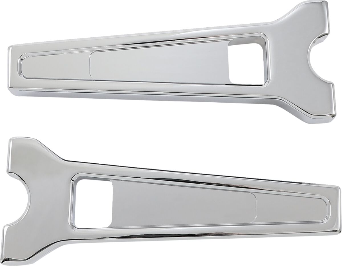8" Performance Risers Straight With 1.25" Clamping Diameter, Chrome Risers La Choppers