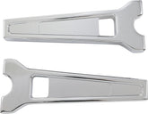 8" Performance Risers Straight With 1.25" Clamping Diameter, Chrome Risers La Choppers