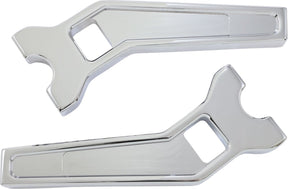 8" Performance Risers PullBack With 1.25" Clamping Diameter, Chrome Risers La Choppers