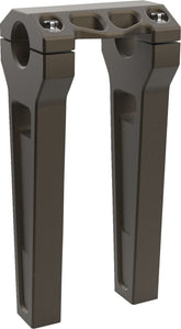 8" Performance Risers Straight With 1.25" Clamping Diameter, Bronze Risers La Choppers