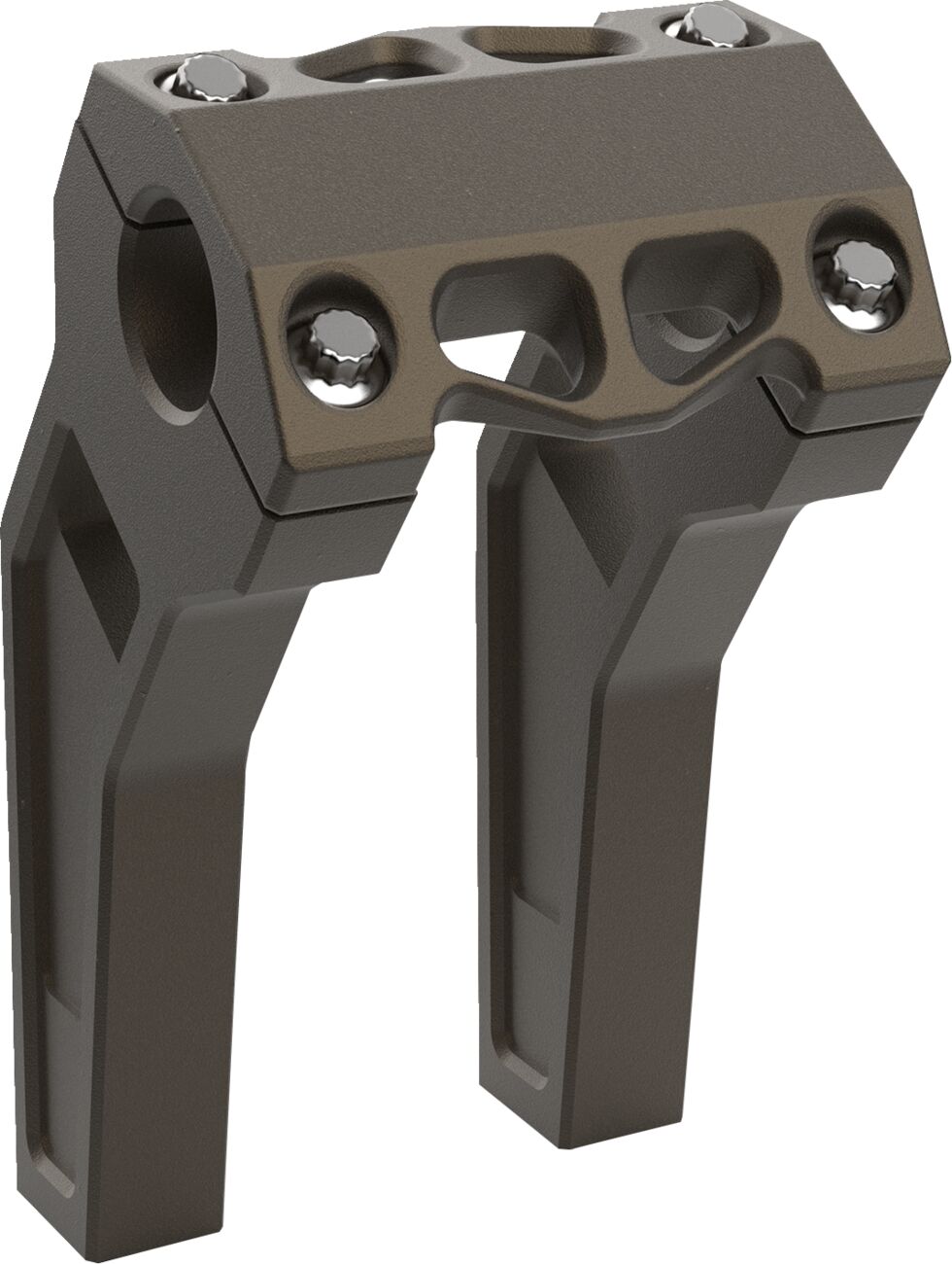 6" Performance Risers PullBack With 1.25" Clamping Diameter, Bronze Risers La Choppers