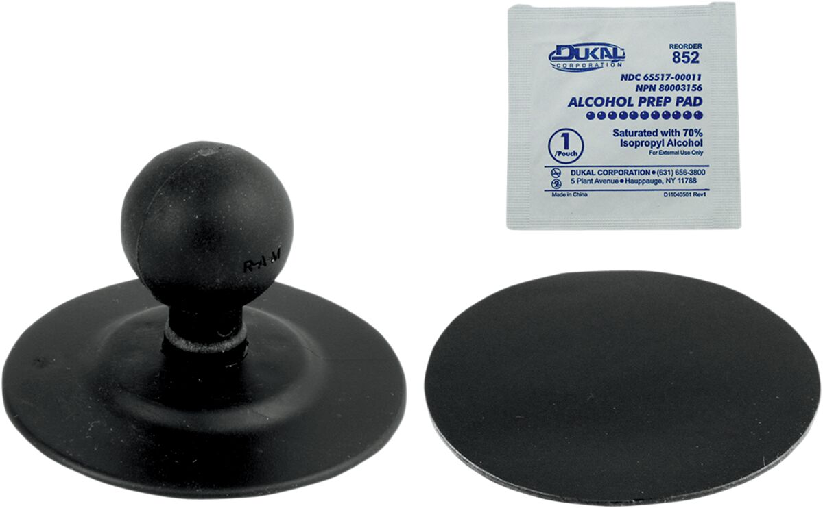 Ram Mounts Base Adhesive Handlebar Mounted Accessories Ram Mounts