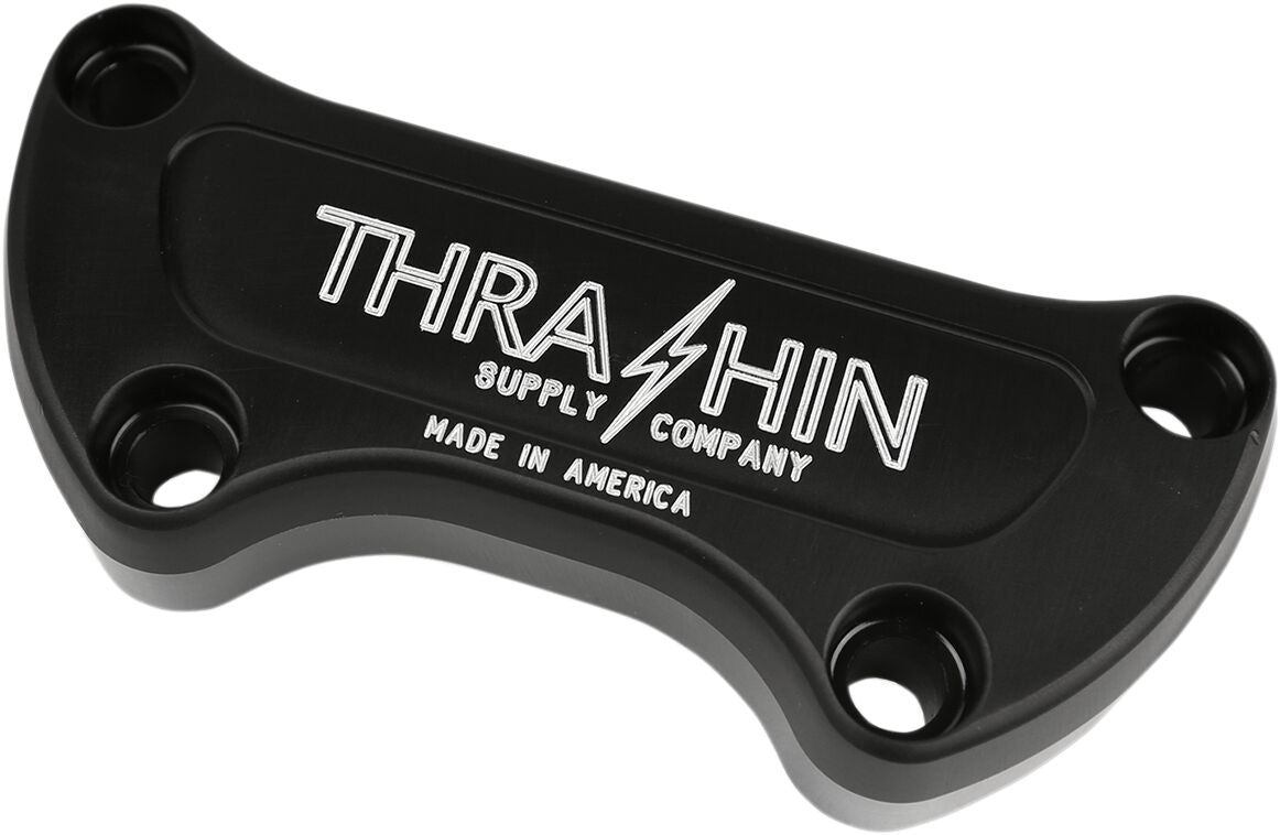 Thrashin Clamp, Black With Contrast Engrave Clamps Thrashin Supply Co.