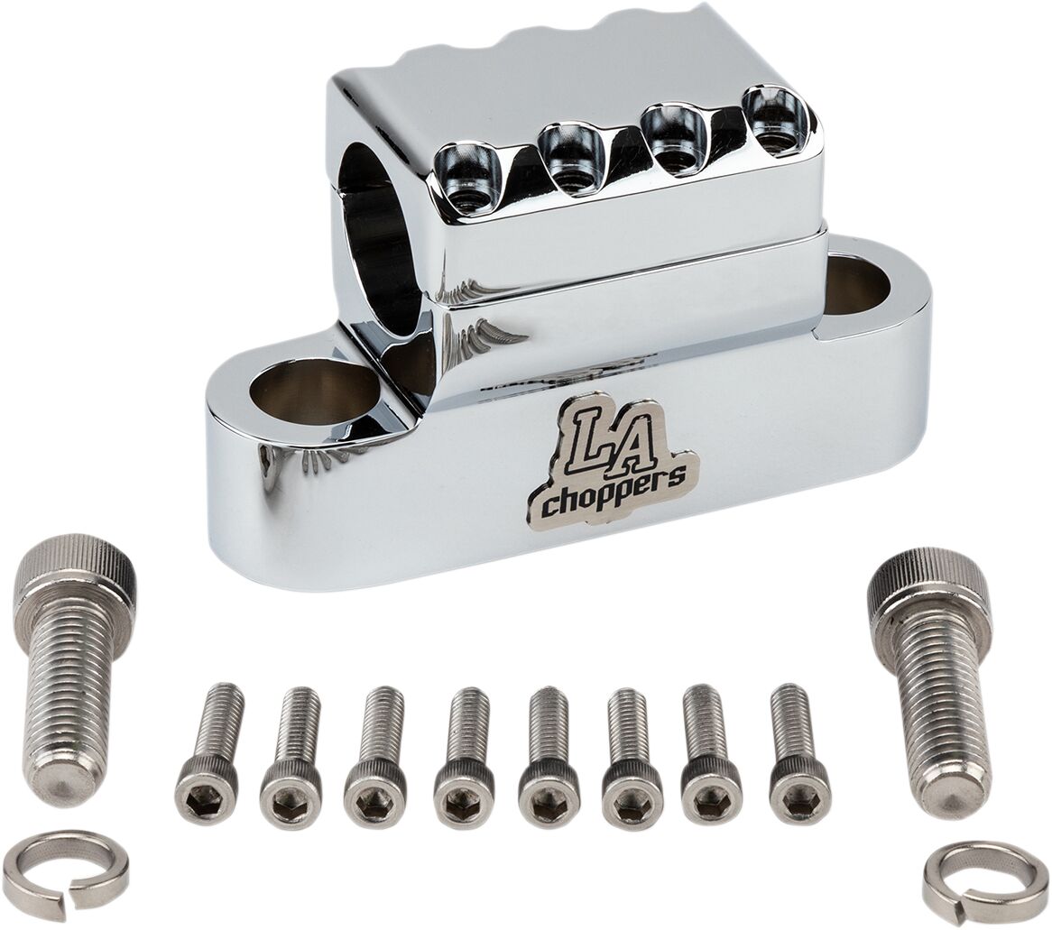 La Choppers Clamp Kage Fighter Chrome Clamps La Choppers