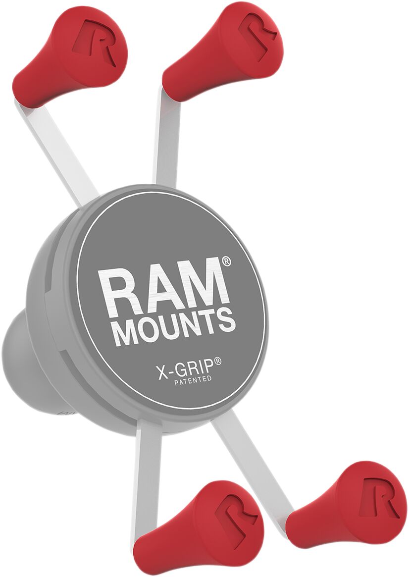 Ram Mounts Xgrip Post Cap Red Clamps Ram Mounts