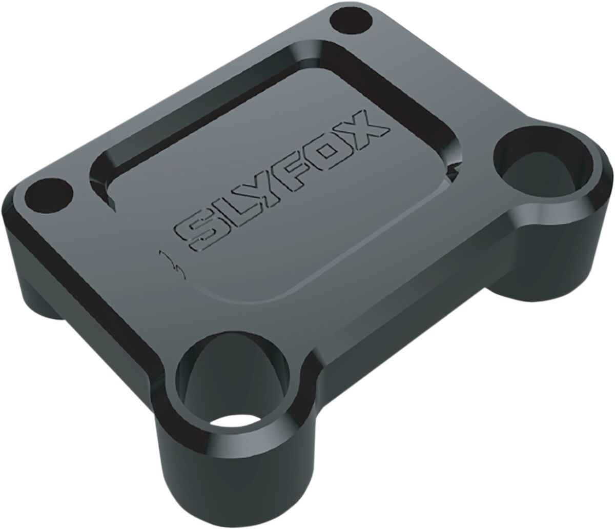 T-Bar Adapter, Black - 85-20 Touring Clamps Slyfox