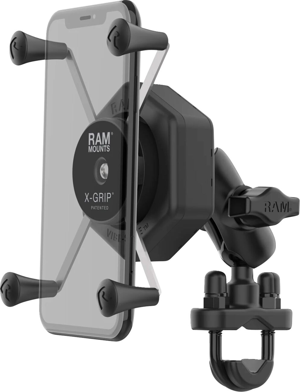 Ram Mounts Kit Xgrip With Vibe Safe And U Clamps Ram Mounts