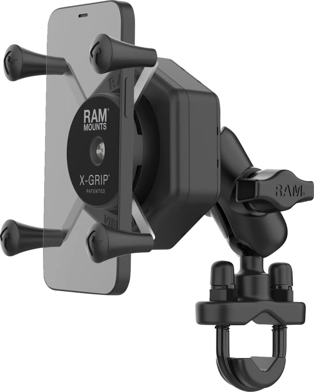 Ram Mounts Kit Xgrip With Vibe Safe And U Clamps Ram Mounts