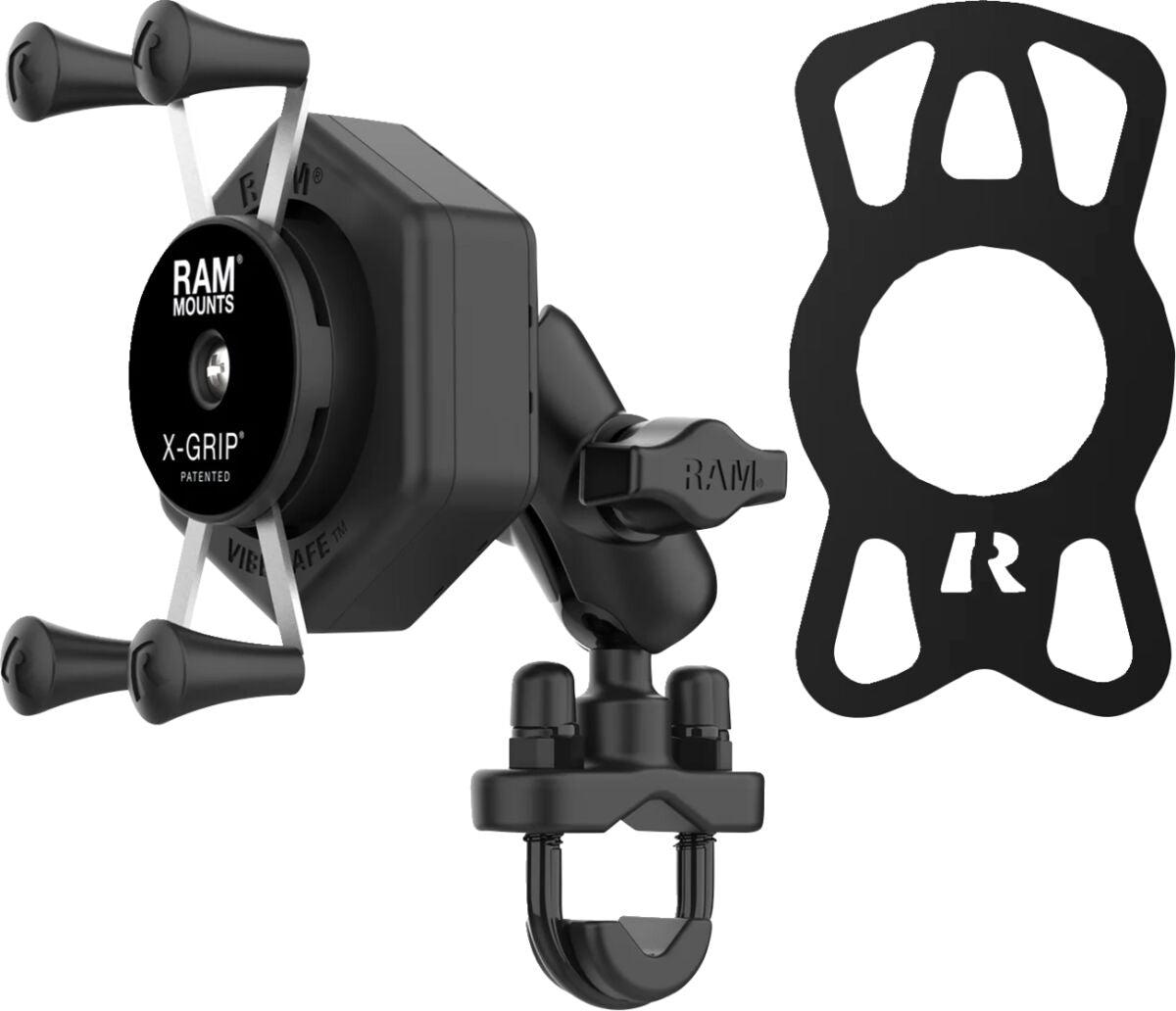 Ram Mounts Kit Xgrip With Vibe Safe And U Clamps Ram Mounts