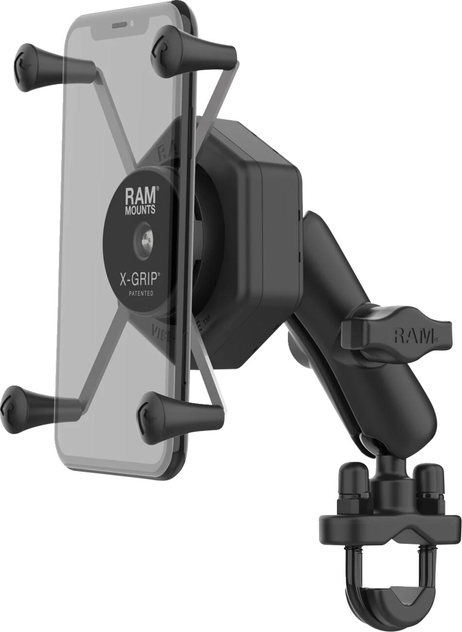 Ram Mounts Kit Xgrip With Vibe Safe And U Clamps Ram Mounts