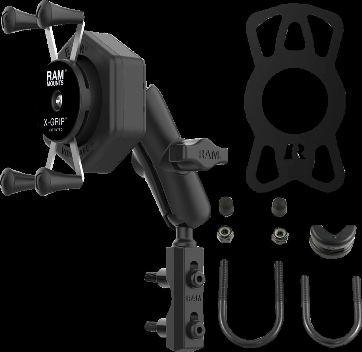 Ram Mounts Kit Xgrip With Vibe Safe And R Clamps Ram Mounts