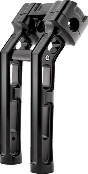 Risers Method Softail Gauge Cut Out 10" Black Arlen Ness