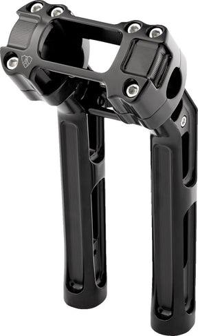 Risers Method Softail Gauge Cut Out 10" Black Arlen Ness