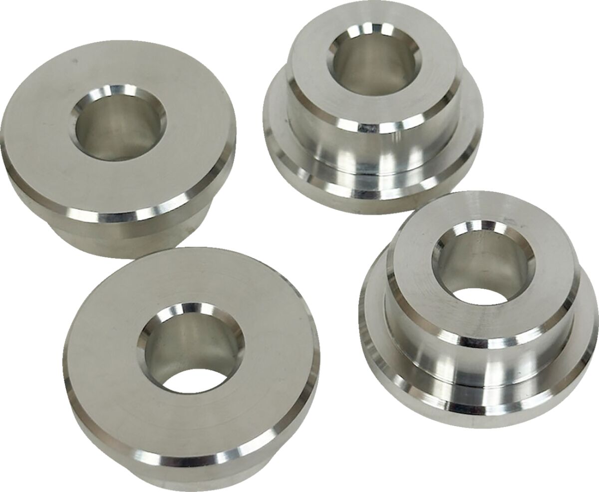 Pro One Perf.Mfg. Bushing Kit Riser Raw Aluminum Riser Bushing Pro One Perf.Mfg.