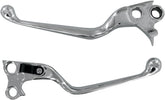 Drag Specialties Lever Set Wide Blade Chrome Brake & Clutch Custom Control Drag Specialties